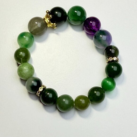 Emerald Forest Bracelet – A gentle walk into the green - Picture 2 of 9
